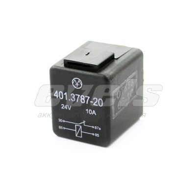 Реле электромагнитное 401.3787-20 (24В 10А 4-х конт.) — основное фото